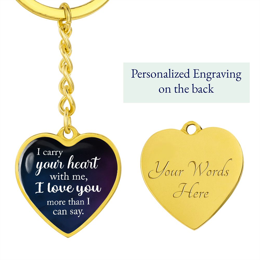 Carry Your Heart Keychain