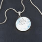 Rhythm of My Heart Necklace-CIrcle