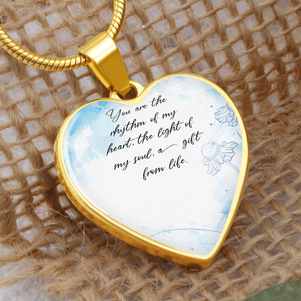 Rhythm of My Heart Necklace-Heart