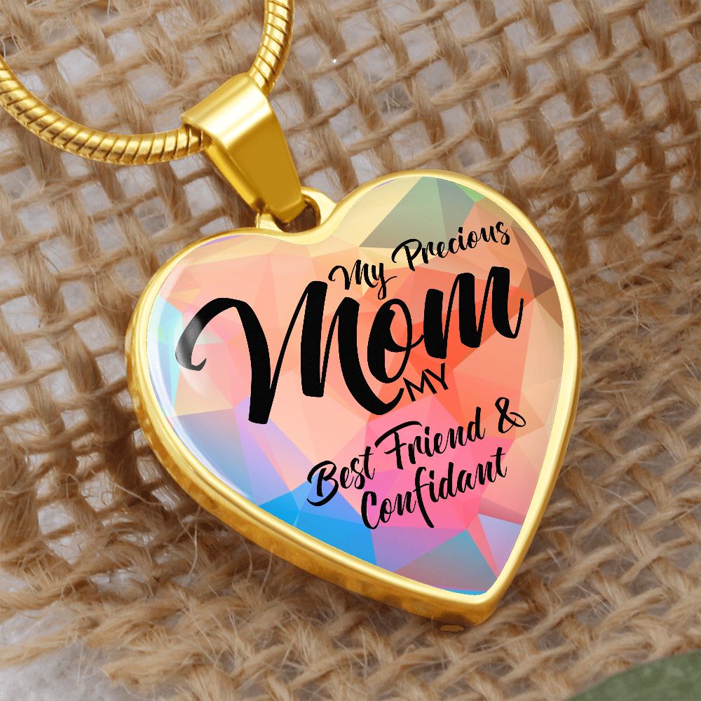 Precious Mom Necklace-Heart