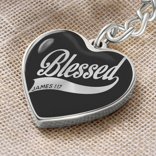 Blessed Heart Keychain