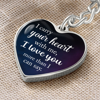 Carry Your Heart Keychain