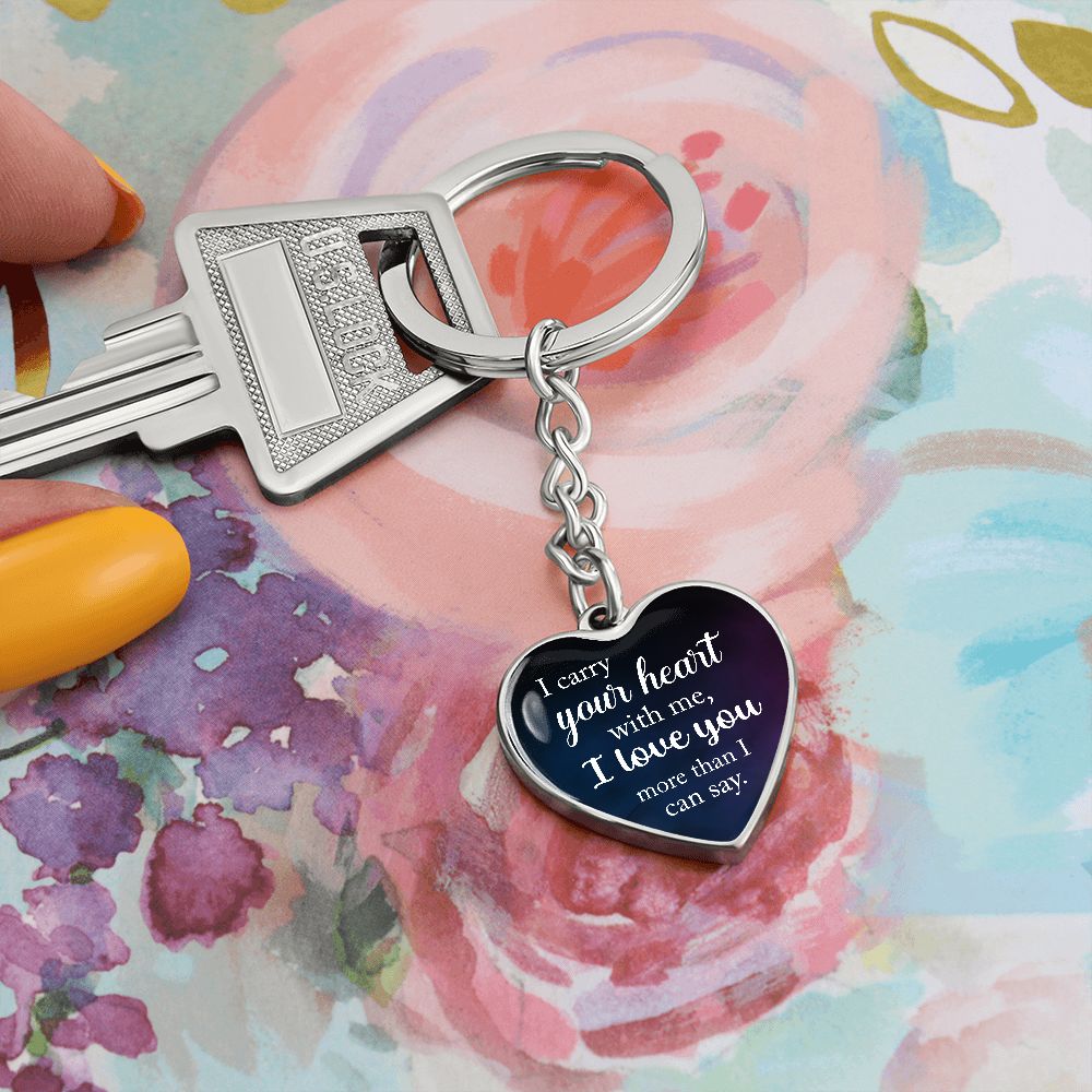 Carry Your Heart Keychain
