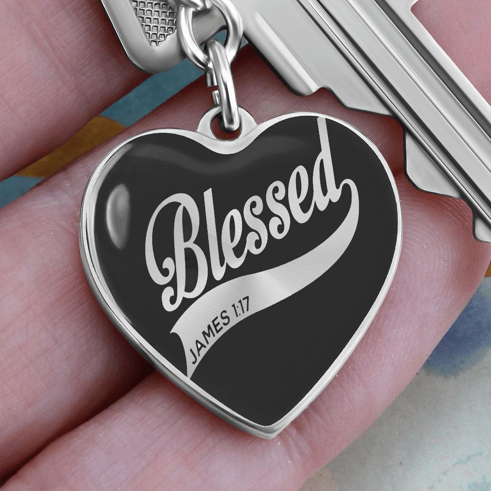 Blessed Heart Keychain