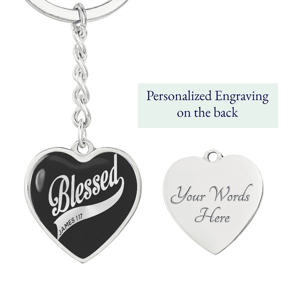Blessed Heart Keychain