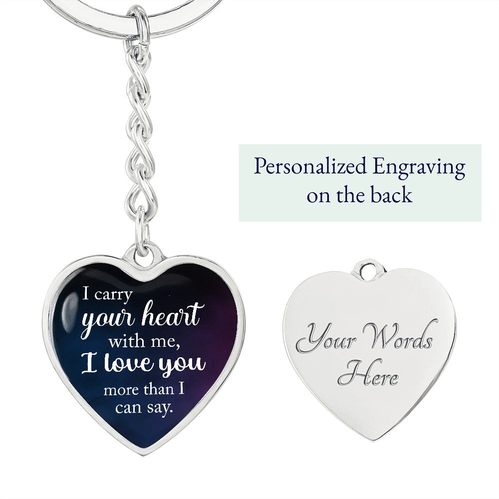 Carry Your Heart Keychain