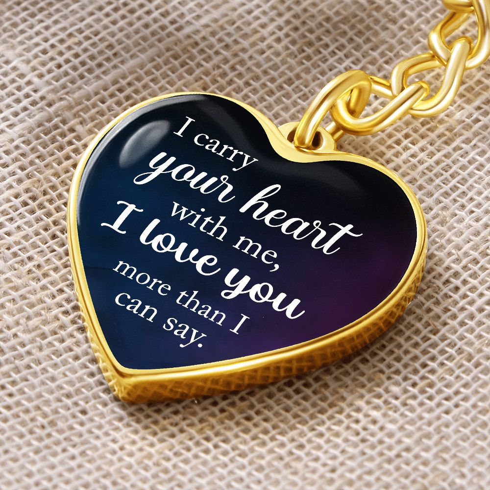 Carry Your Heart Keychain