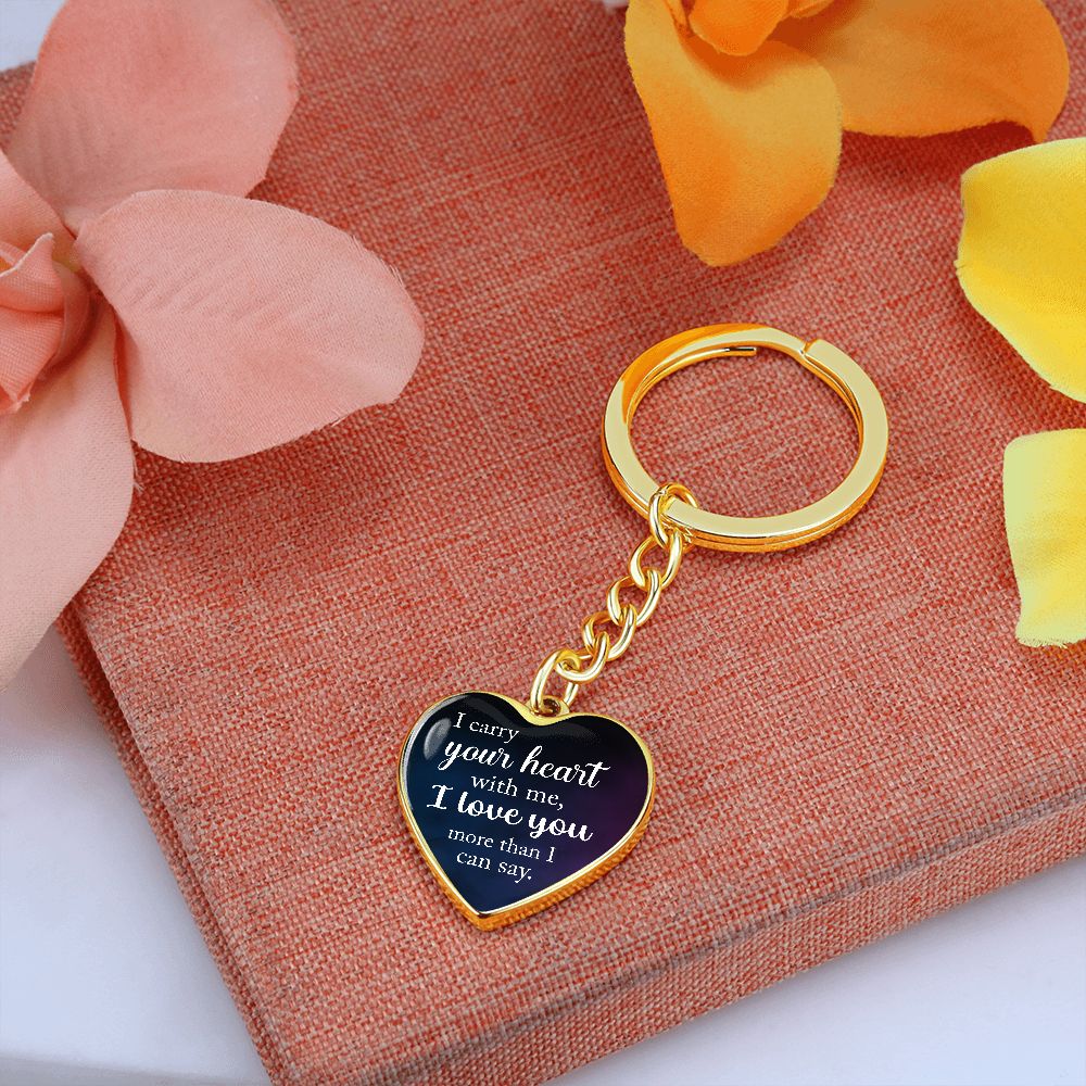 Carry Your Heart Keychain