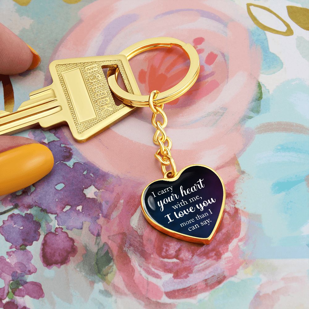 Carry Your Heart Keychain