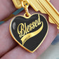 Blessed Heart Keychain