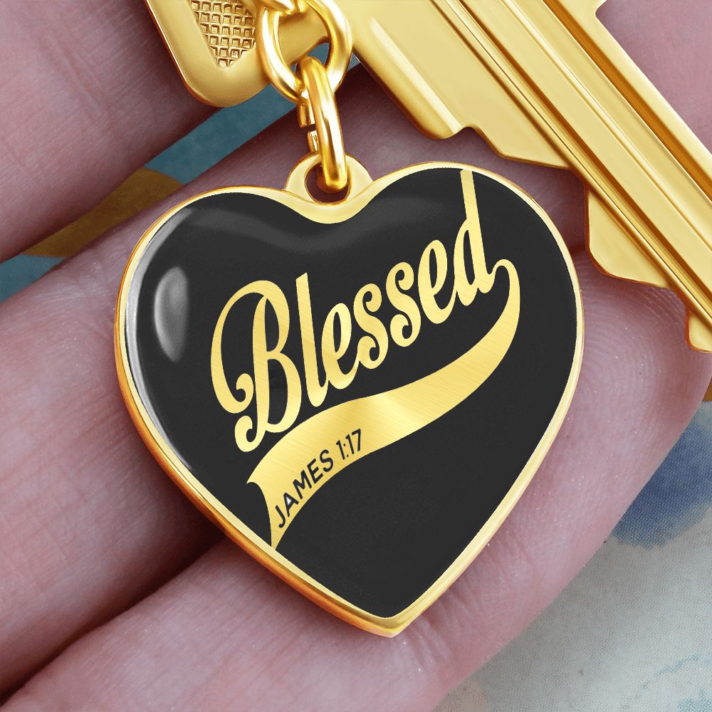 Blessed Heart Keychain