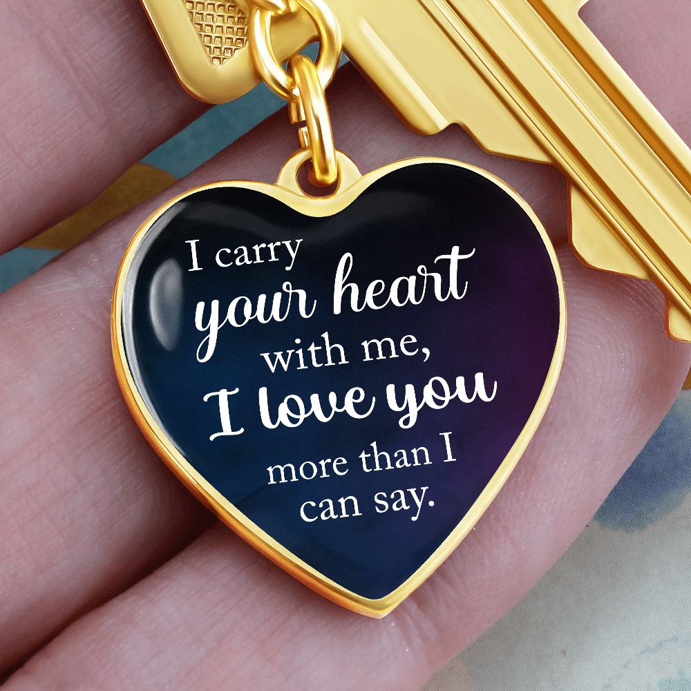 Carry Your Heart Keychain