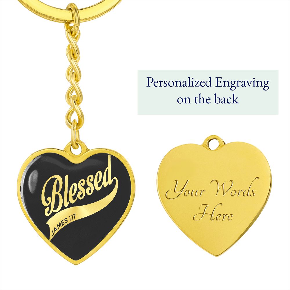 Blessed Heart Keychain