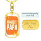 #1 Papa (Keychain)