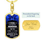 Be Strong & Courageous-Keychain