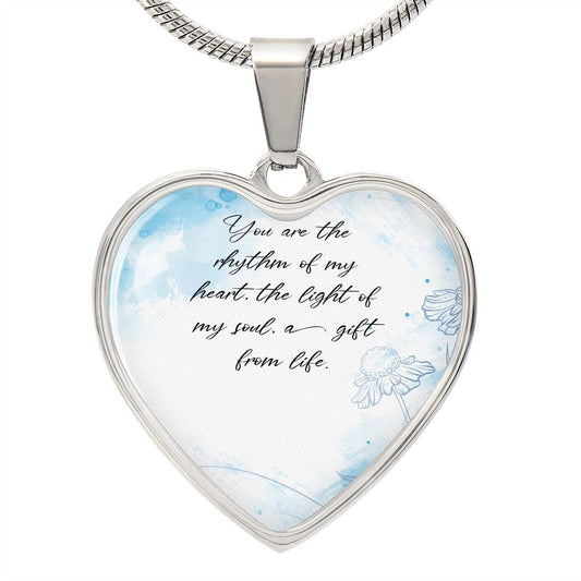 Rhythm of My Heart Necklace-Heart