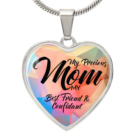 Precious Mom Necklace-Heart