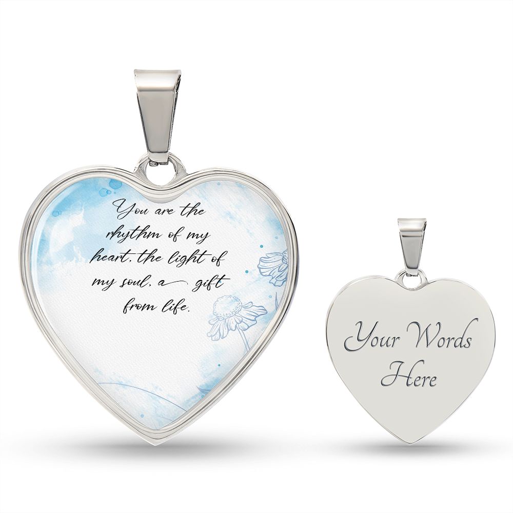 Rhythm of My Heart Necklace-Heart