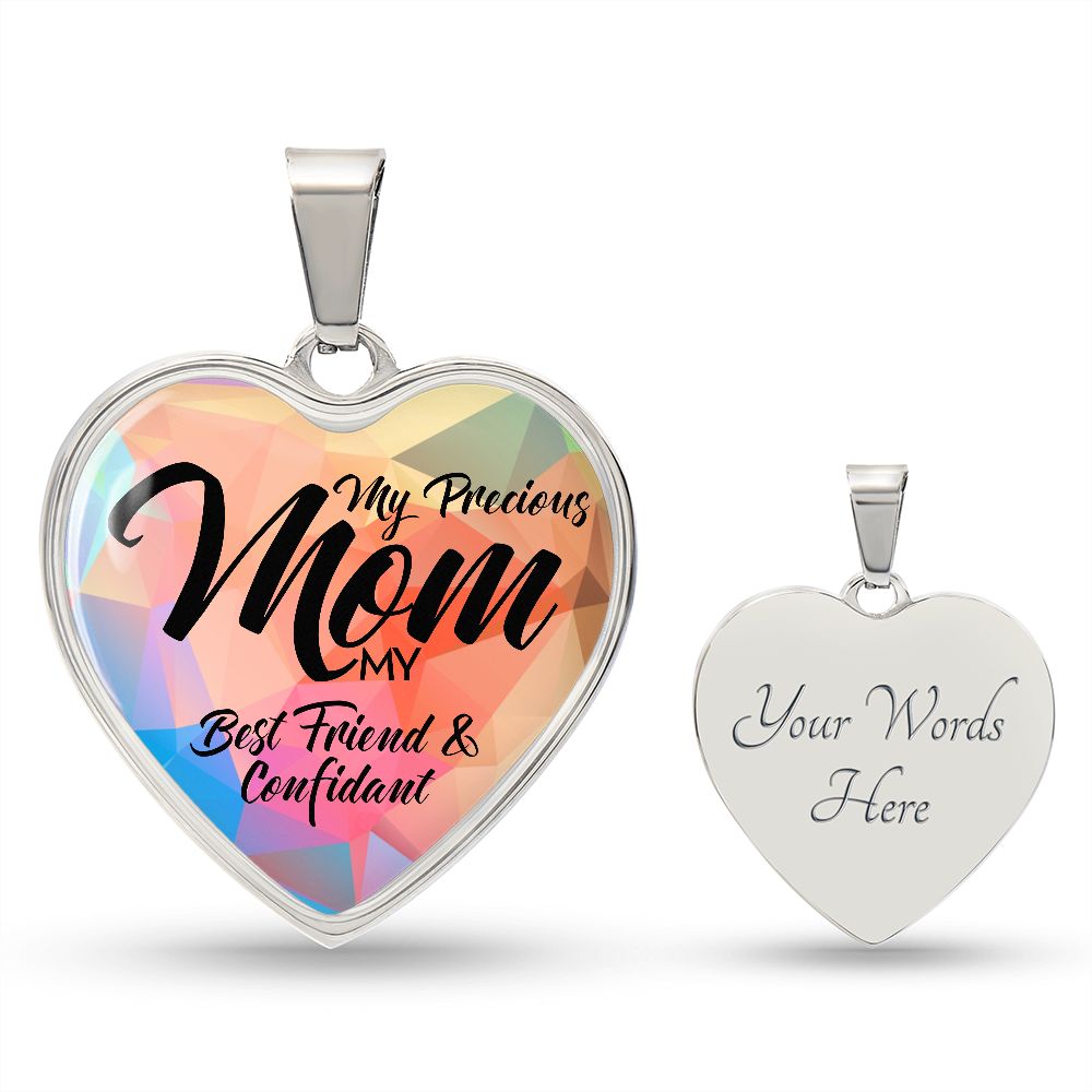 Precious Mom Necklace-Heart