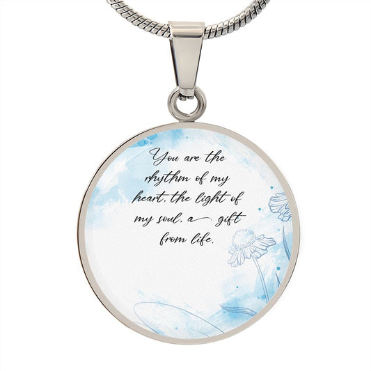 Rhythm of My Heart Necklace-CIrcle
