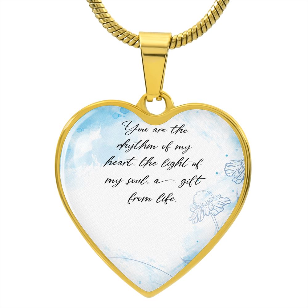 Rhythm of My Heart Necklace-Heart