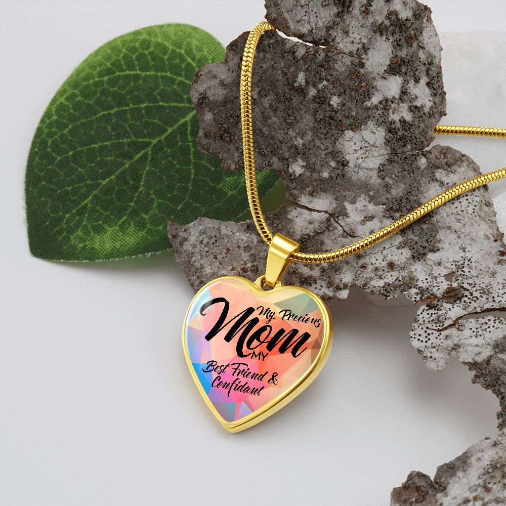 Precious Mom Necklace-Heart