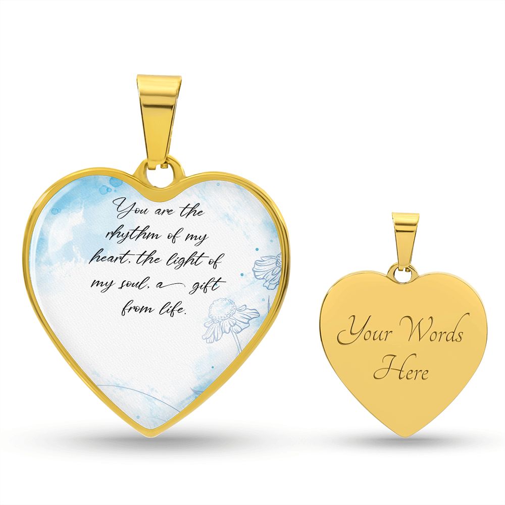 Rhythm of My Heart Necklace-Heart