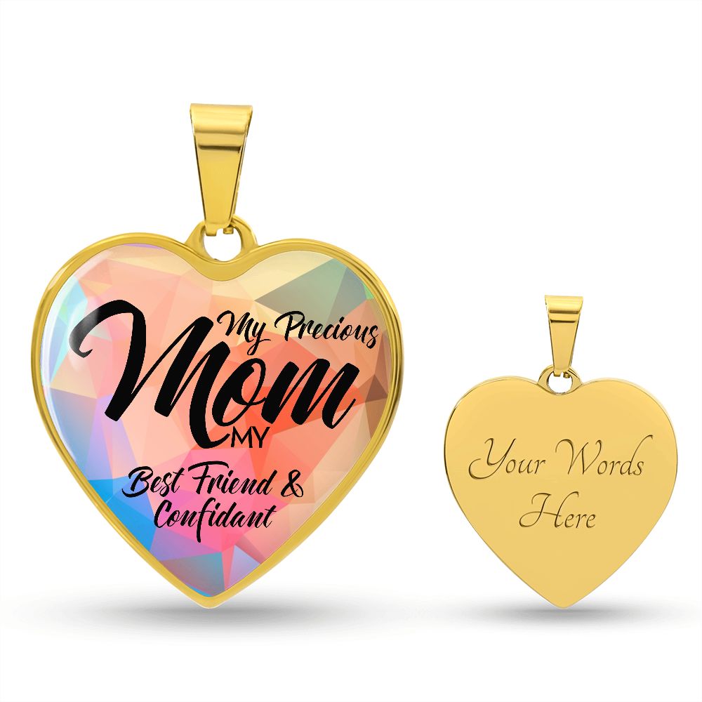 Precious Mom Necklace-Heart