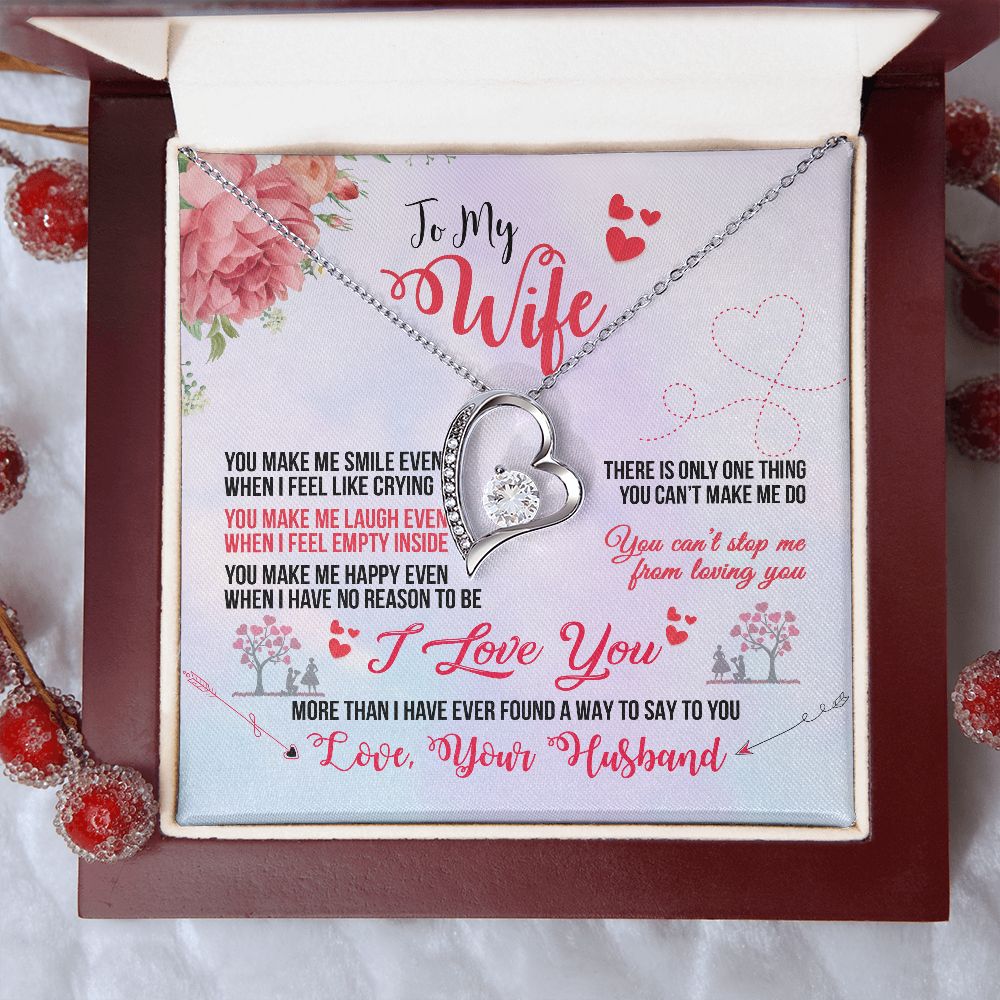 To My Wife - You Make Me Happy - Necklace
