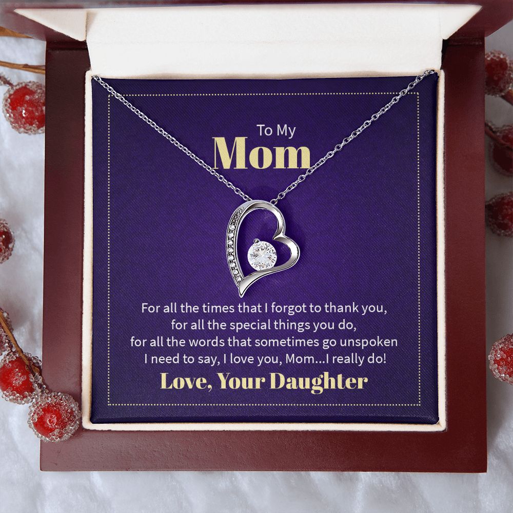 To My Mom, Love Your Daughter
