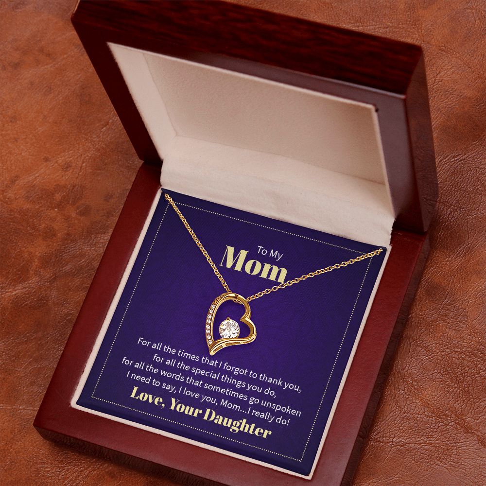 To My Mom, Love Your Daughter
