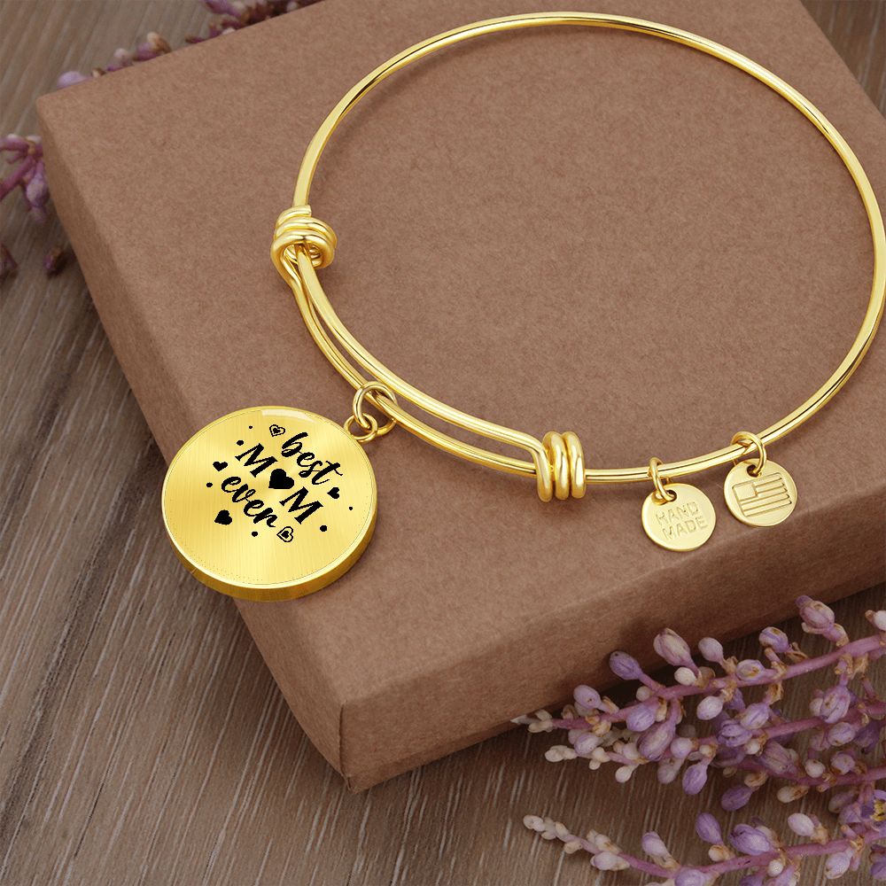 Best Mom Ever Circle-Bangle