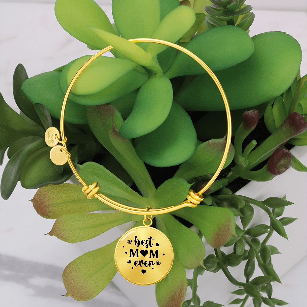 Best Mom Ever Circle-Bangle