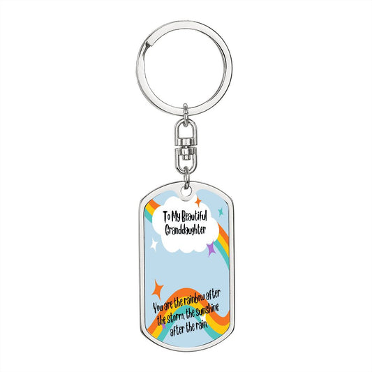 My Beautiful Granddaughter (Keychain)
