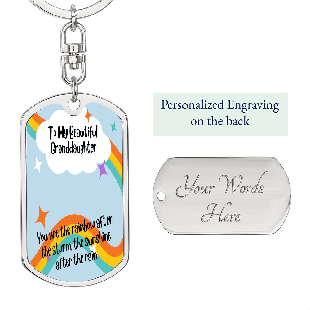 My Beautiful Granddaughter (Keychain)