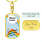 My Beautiful Granddaughter (Keychain)