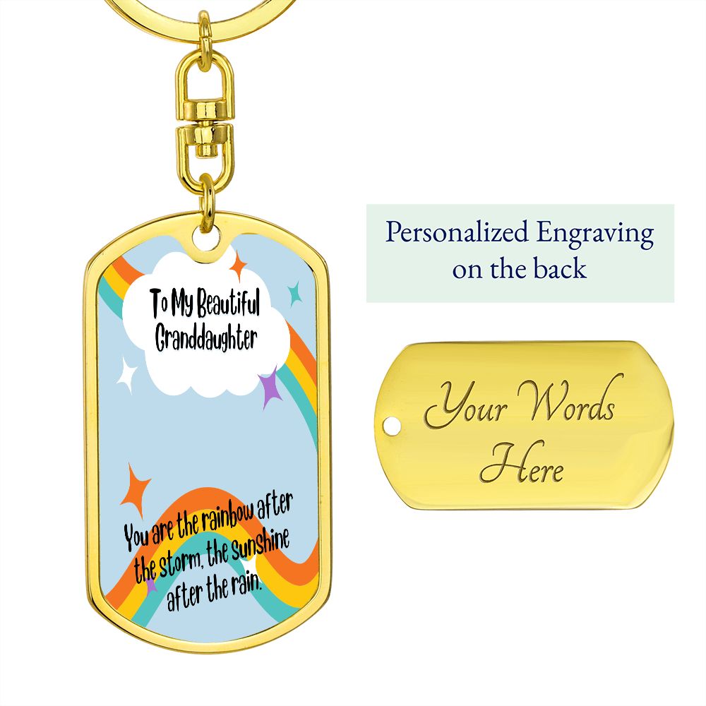 My Beautiful Granddaughter (Keychain)