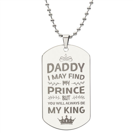 Dad, My King Necklace