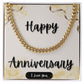 Happy Anniversary-Cuban Link