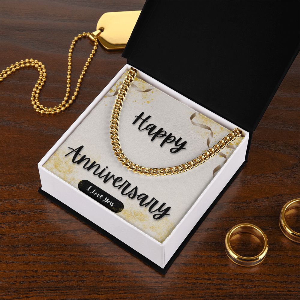 Happy Anniversary-Cuban Link