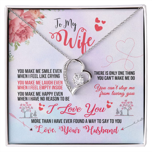 To My Wife - You Make Me Happy - Necklace