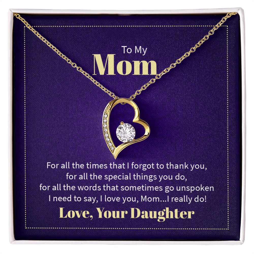To My Mom, Love Your Daughter