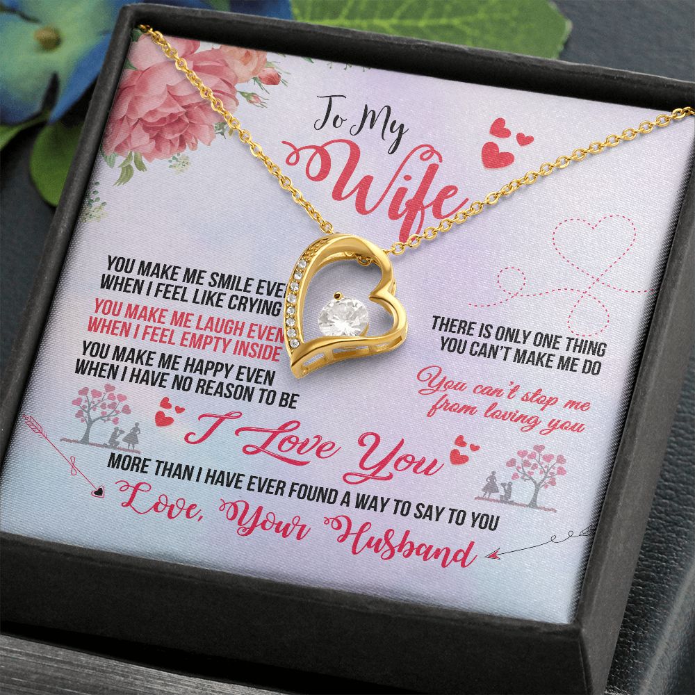To My Wife - You Make Me Happy - Necklace
