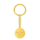 #1 Dad Circle Keychain